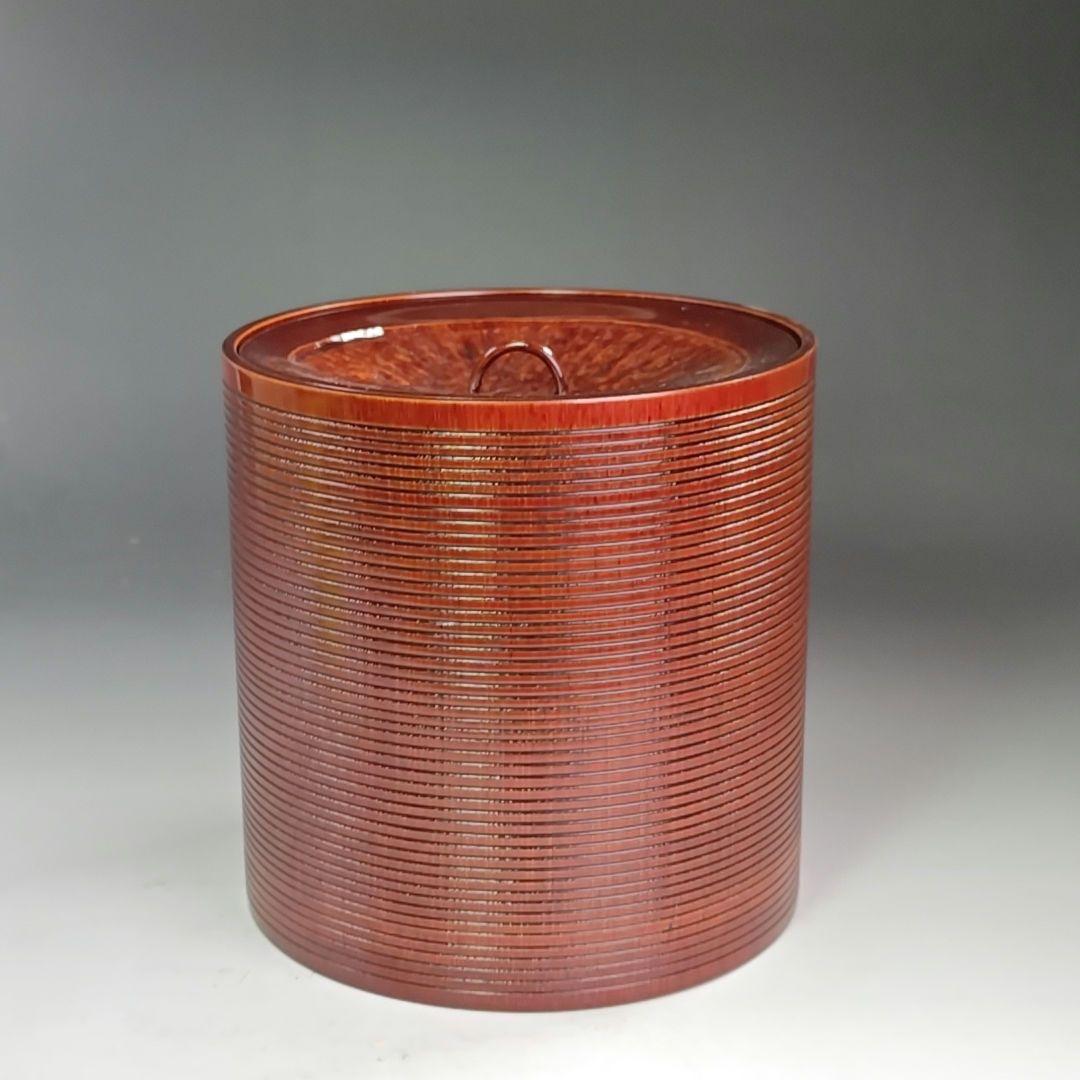 イ941 水指『大徳寺　松長剛山　極箱　竹水指』『媒◯作』茶道具