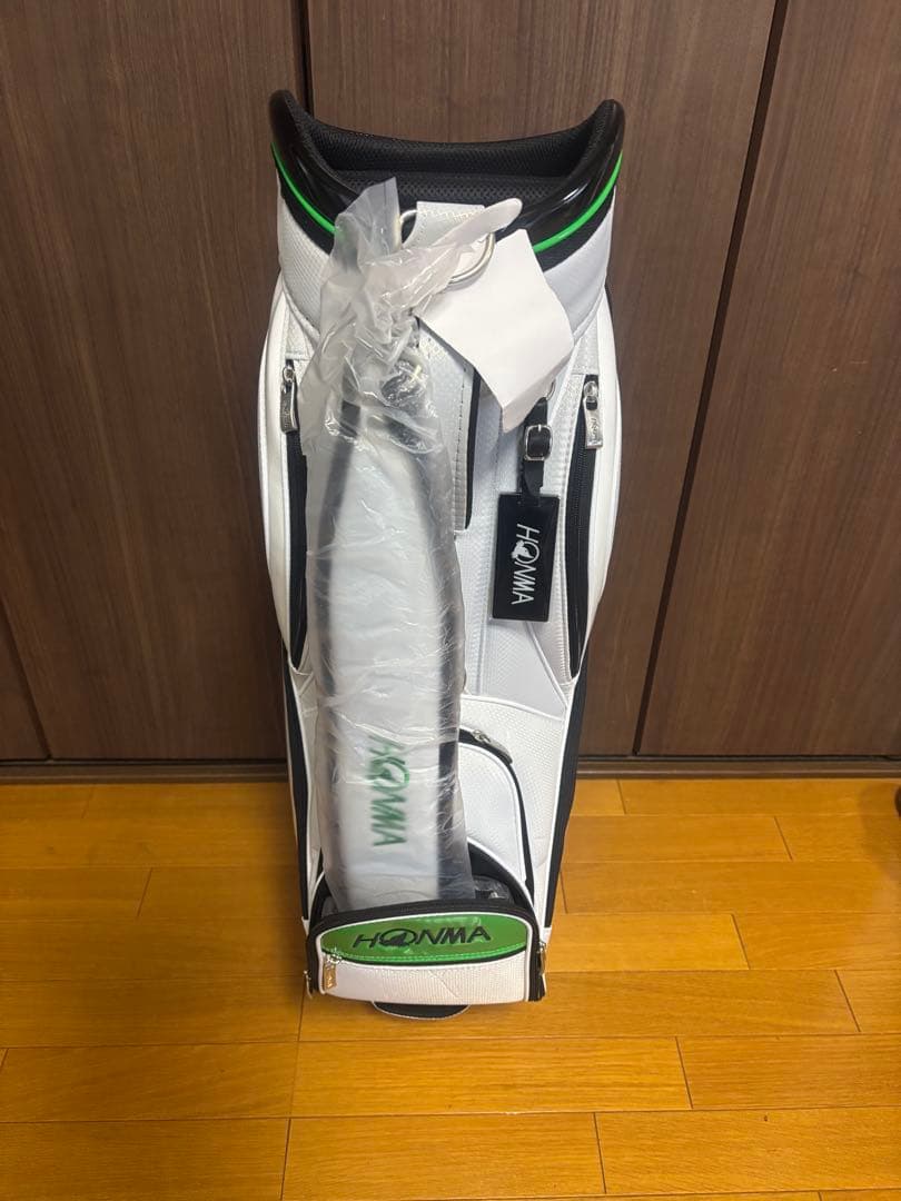 HONMA キャディバッグ ホワイト/グリーン