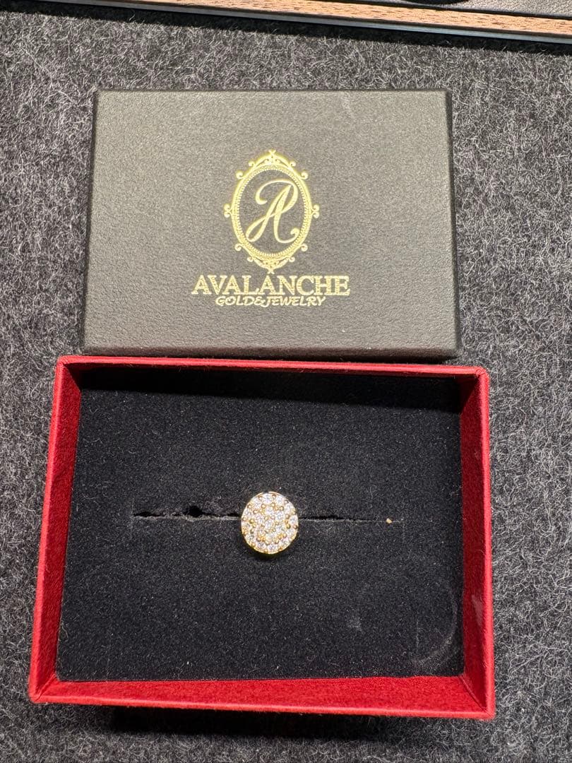 アヴァランチ イエローゴールドピアス