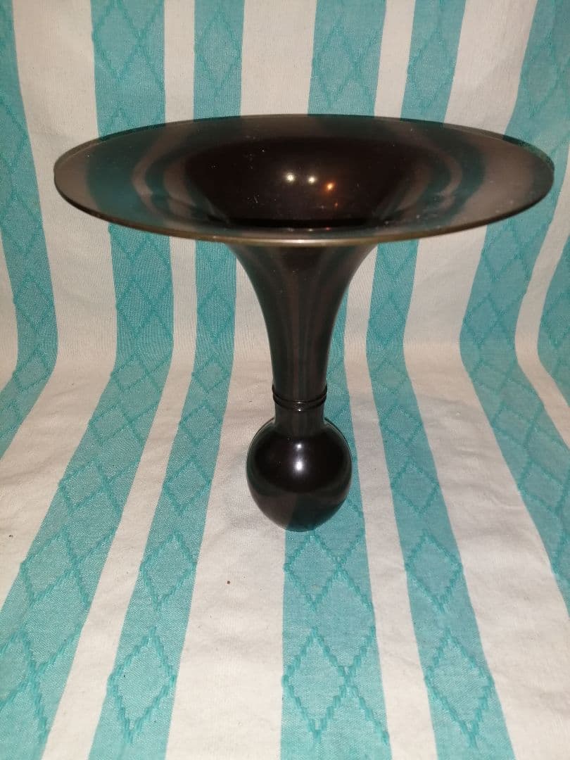 下蕪　唐銅　鋳銅　いけばな　池坊　生花　立花　花瓶　花器　華道具