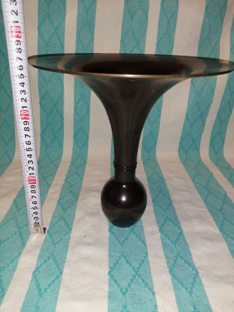 下蕪　唐銅　鋳銅　いけばな　池坊　生花　立花　花瓶　花器　華道具