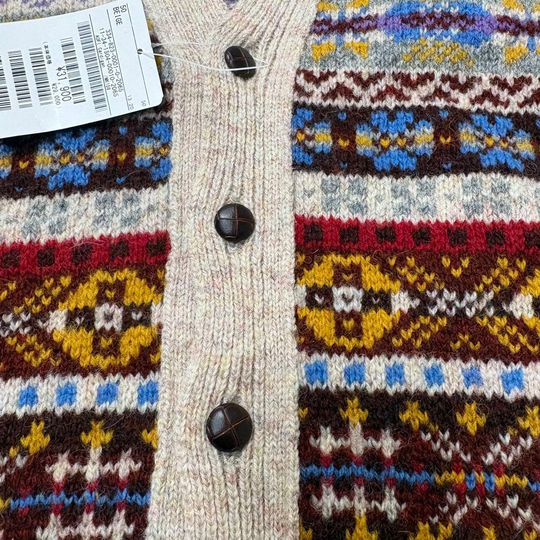 メ*キ様 【タグ付き】　Jamieson’s ジャミーソンズ　ニットカーディガン