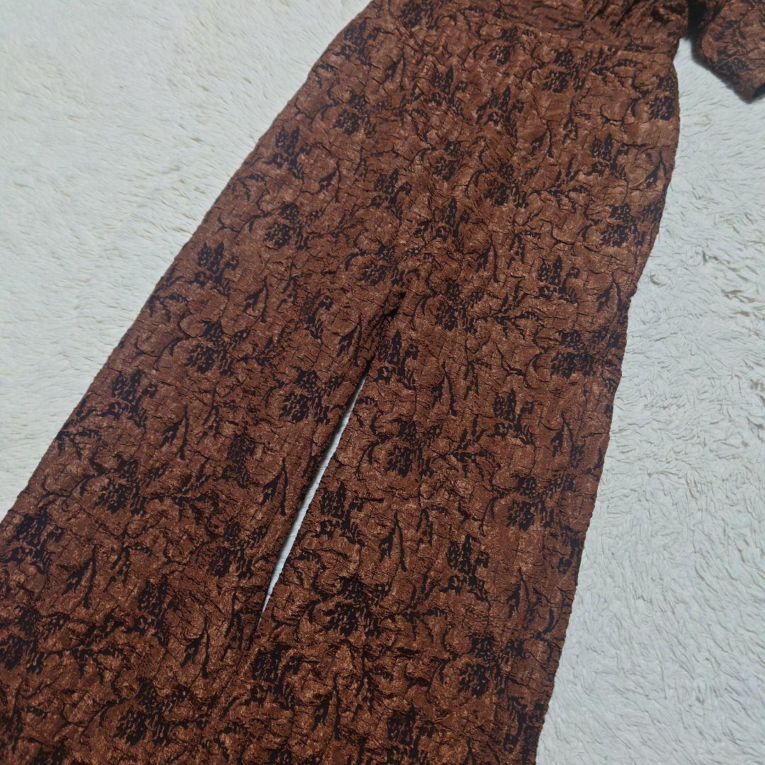 【未使用品】KATRIN TOKYO Vネックオールインワン ブラウン