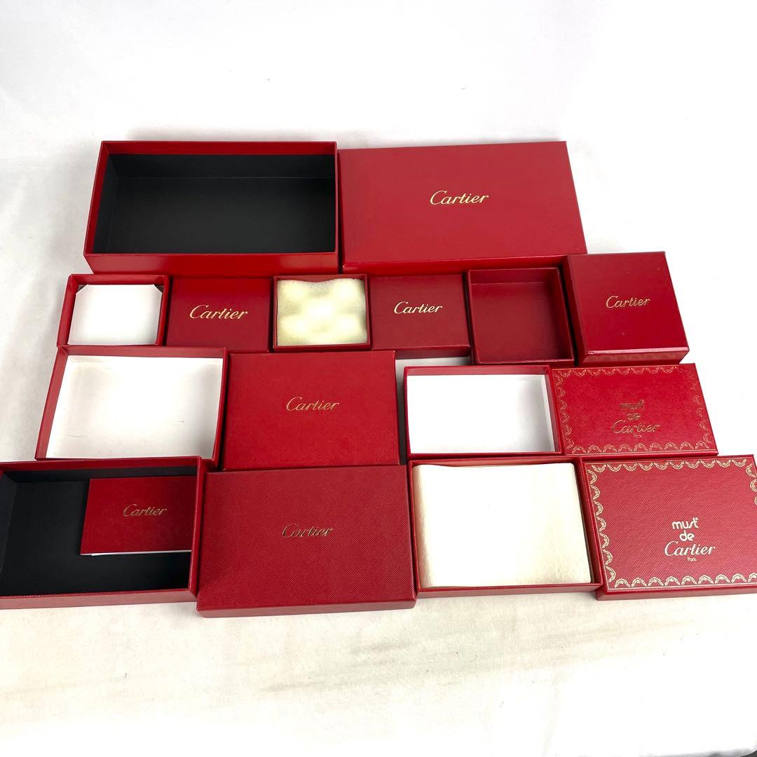カルティエ 空箱 空き箱 ジュエリー リング ライター ケース 保存袋 27点