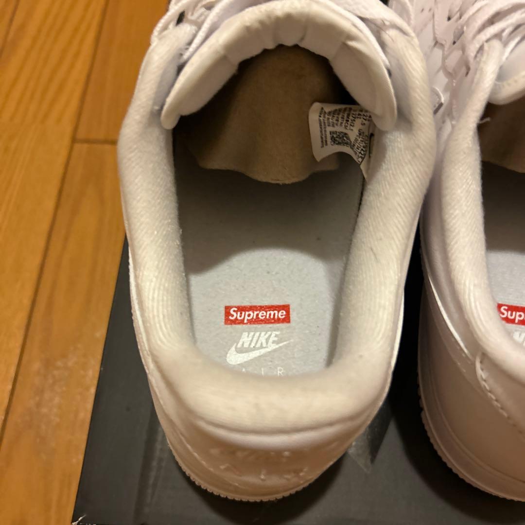 Nike Air Force 1 Supreme ホワイト27.5「美品」