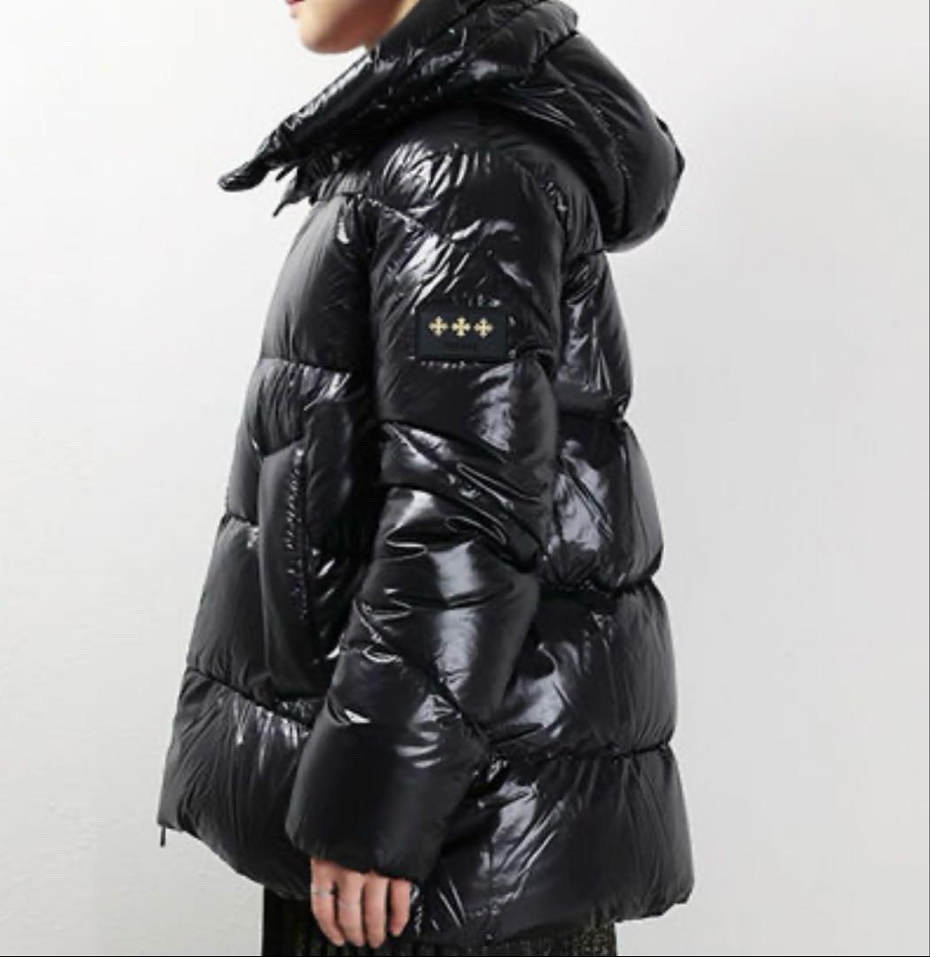 【超美品‼️】TATRAS ブラック ダウンジャケット オーバーサイズ