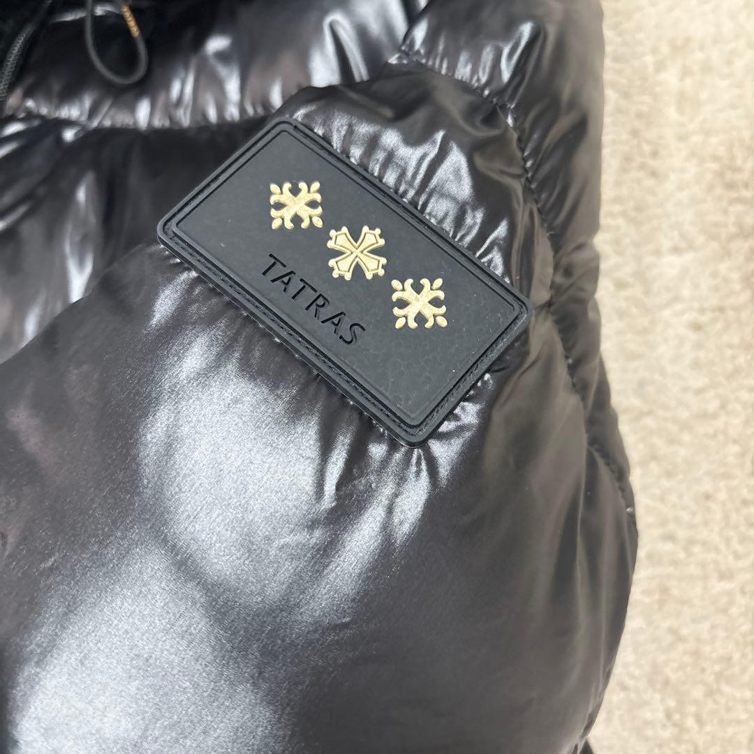 【超美品‼️】TATRAS ブラック ダウンジャケット オーバーサイズ