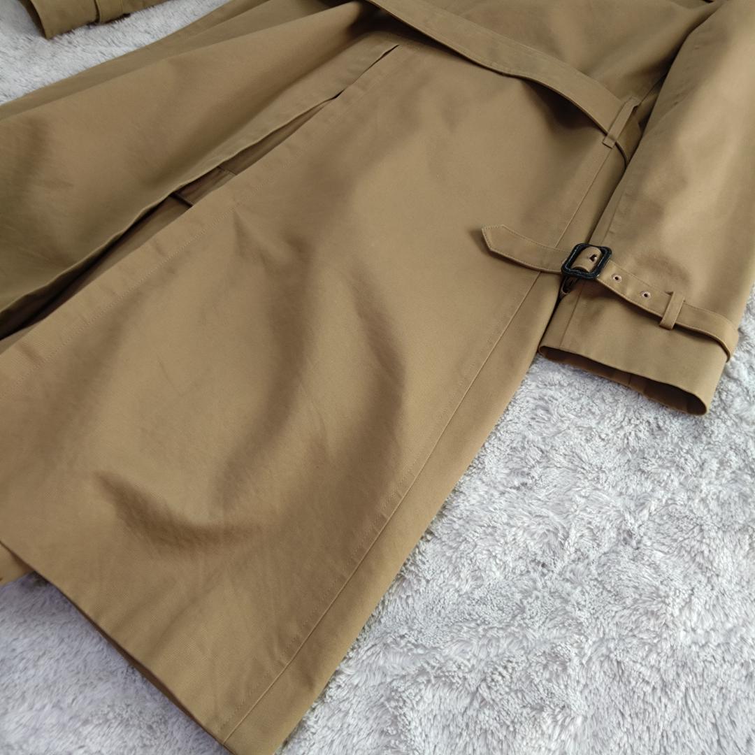 HYKE ベージュ トレンチコート Ｌ相当　ベルト　ライナー付　ロング丈　日本製