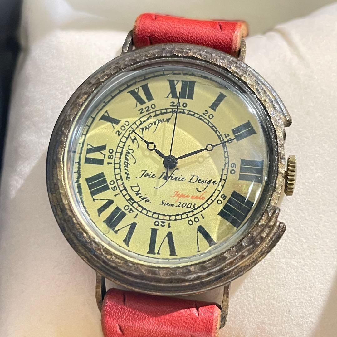 【未使用品】JOIE INFINIE DESIGN ANCIENT 手作り腕時計