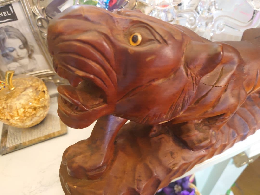 アンティーク　虎置物　風水