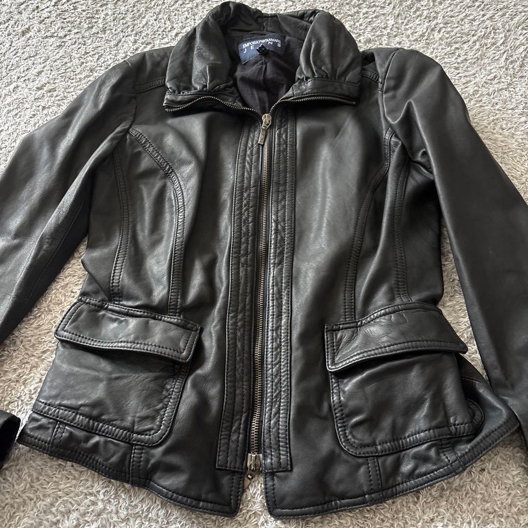 EMPORIO ARMANI JEANS レザージャケット