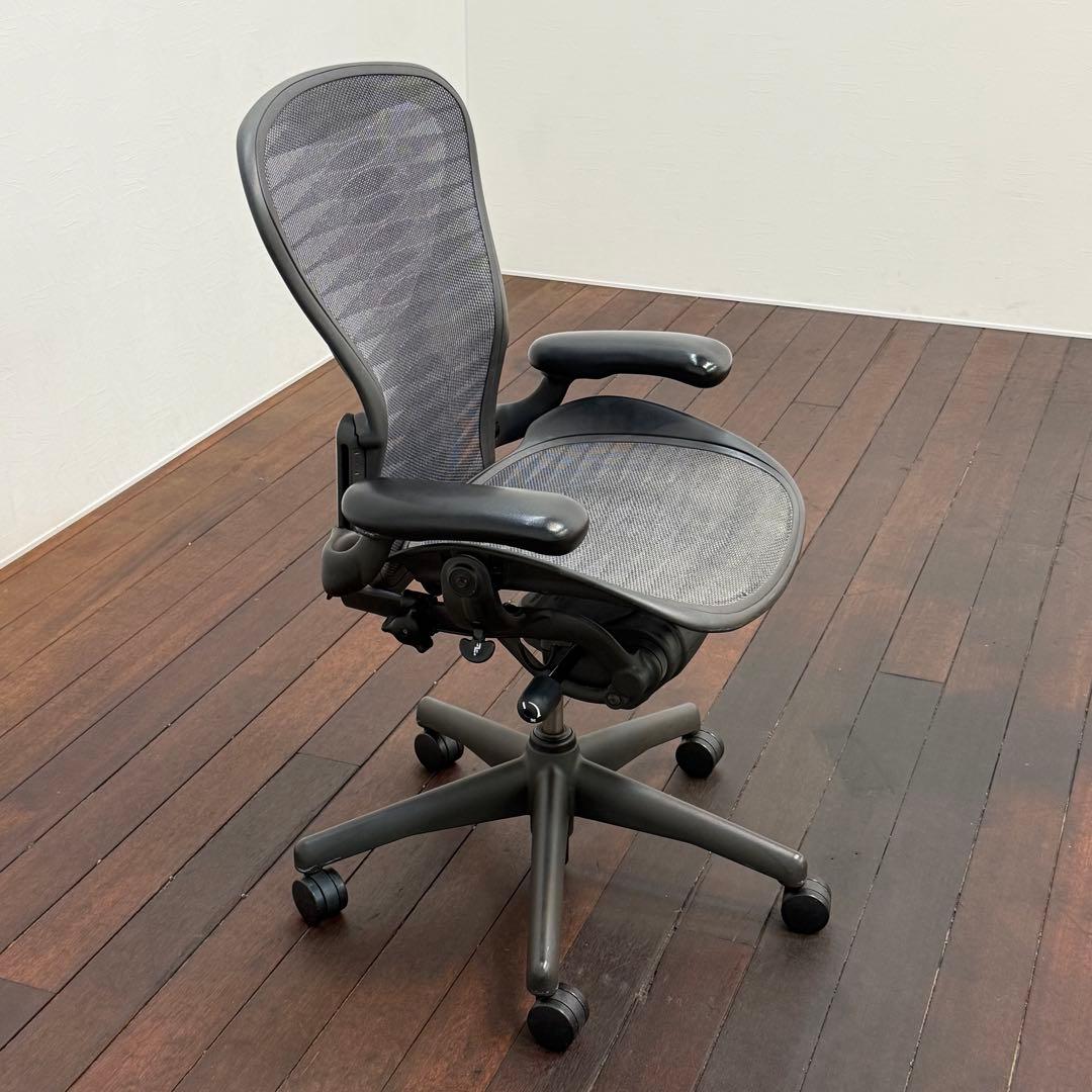 H110K2 ハーマンミラー アーロンチェア B タキシードメッシュ