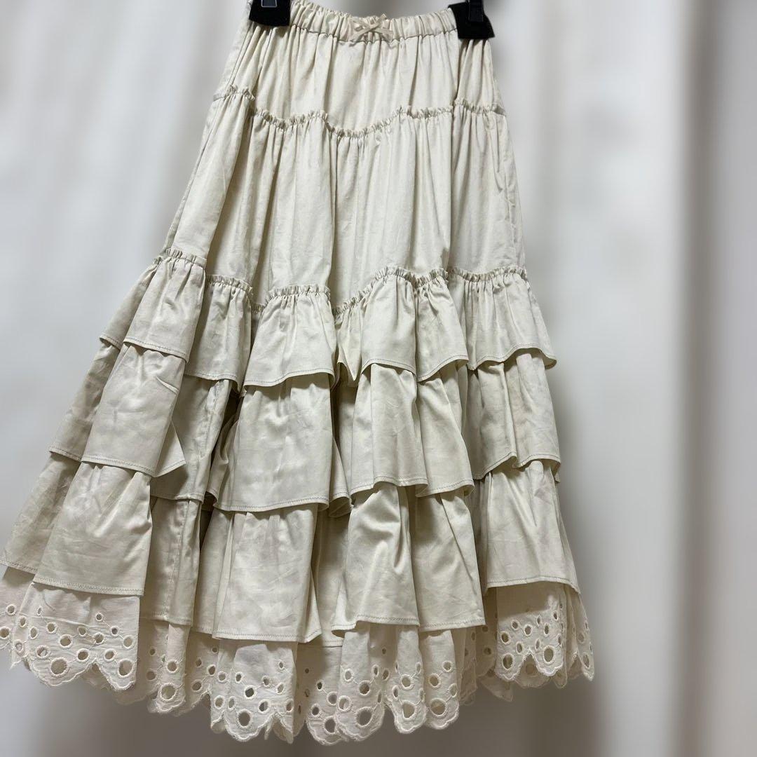 【9/19まで値下げ】victorian maiden コットンフリルペチコート