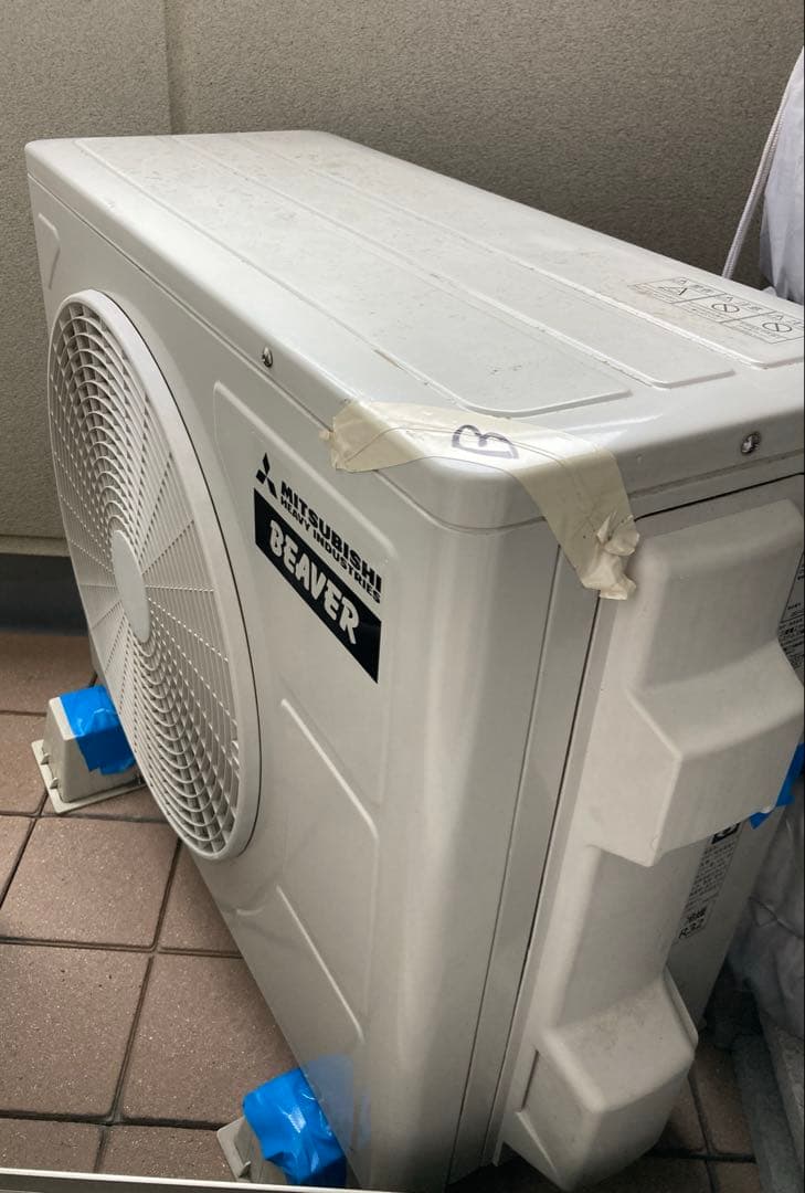 三菱重工 ルームエアコン SRK22TY-W 2020年製100v 6畳 室外機