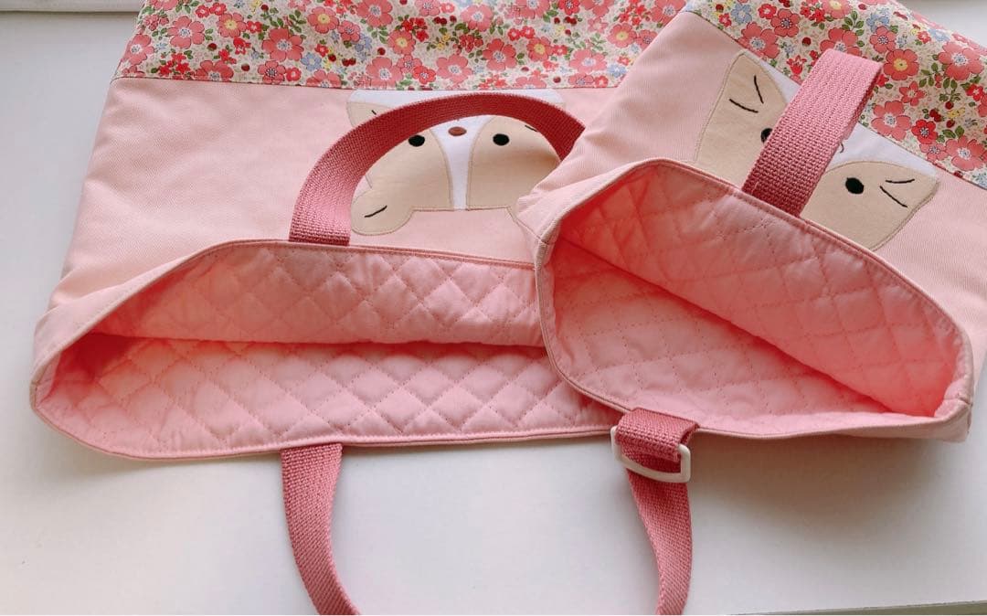 入園入学5点セット　ハムスター花柄