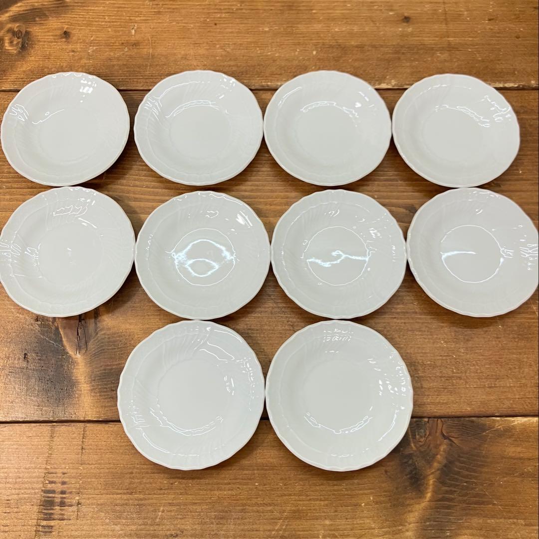 ⑦リチャードジノリ　ベッキオホワイト ミニプレート9cm