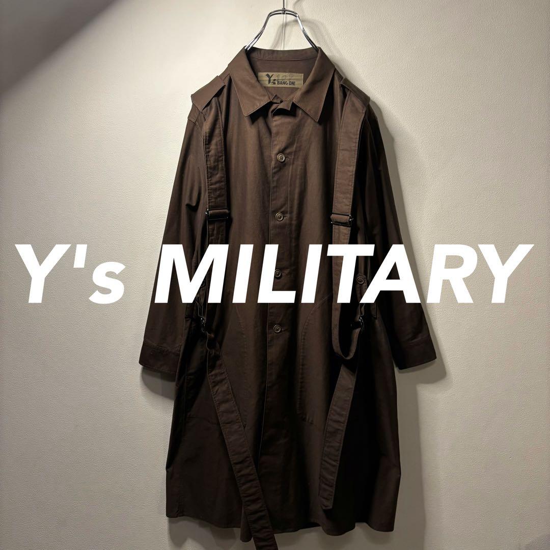 Y'S オーバーサイズ ミリタリー y2k 変形 ステンカラーコート モード