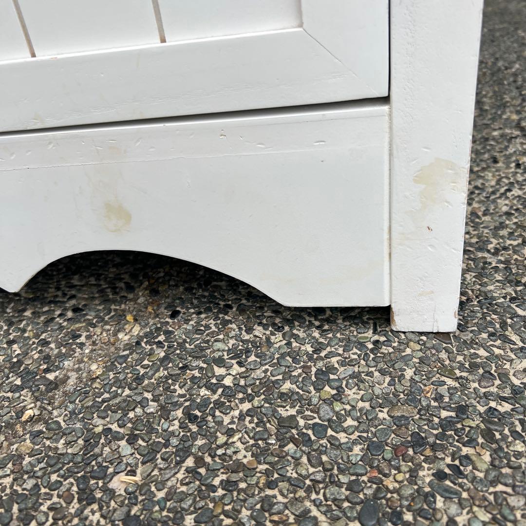 キッチンカウンター　サイドボード　キャビネット　ホワイト