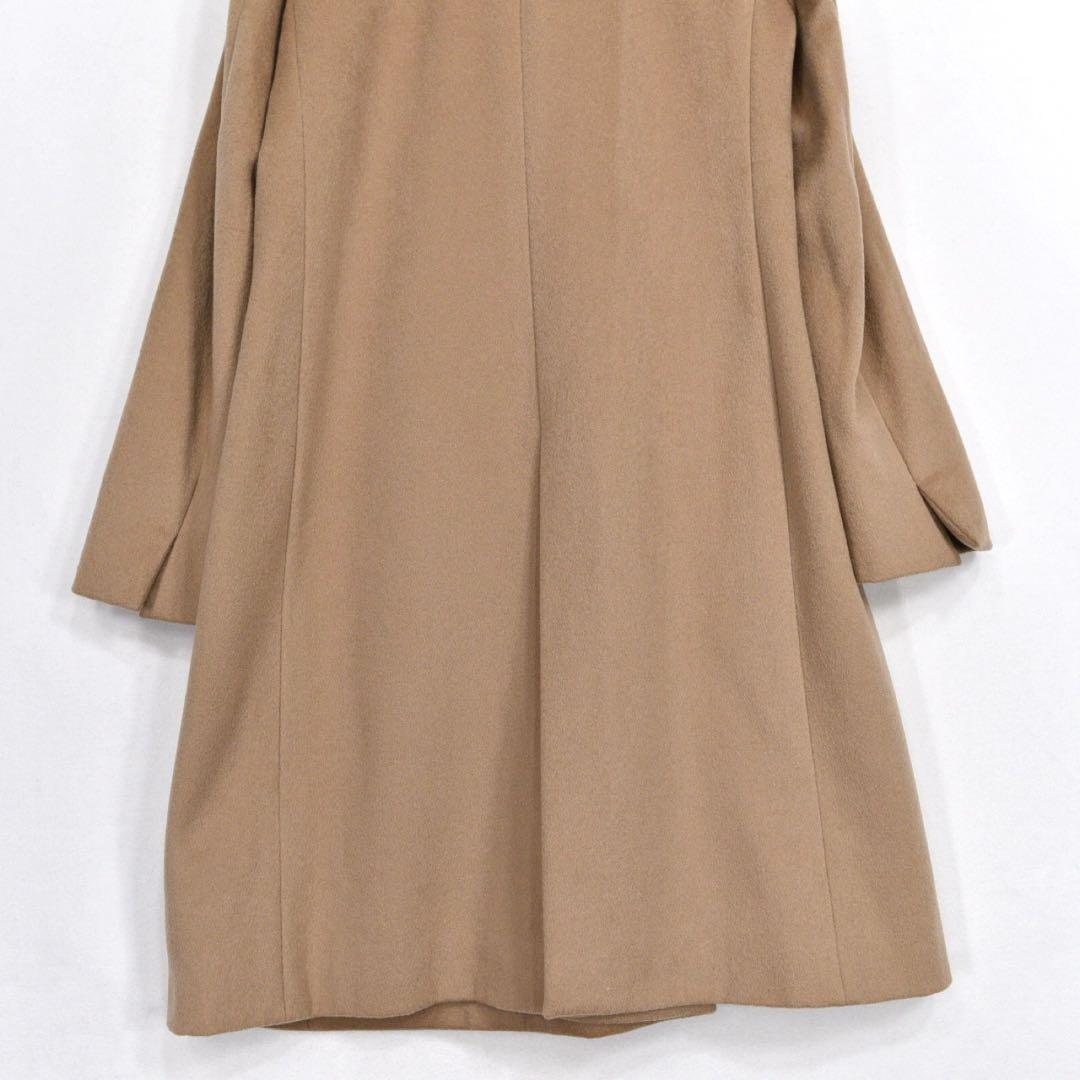 23区　ロロピアーナ　ロングコート　ウール　ビックカラー