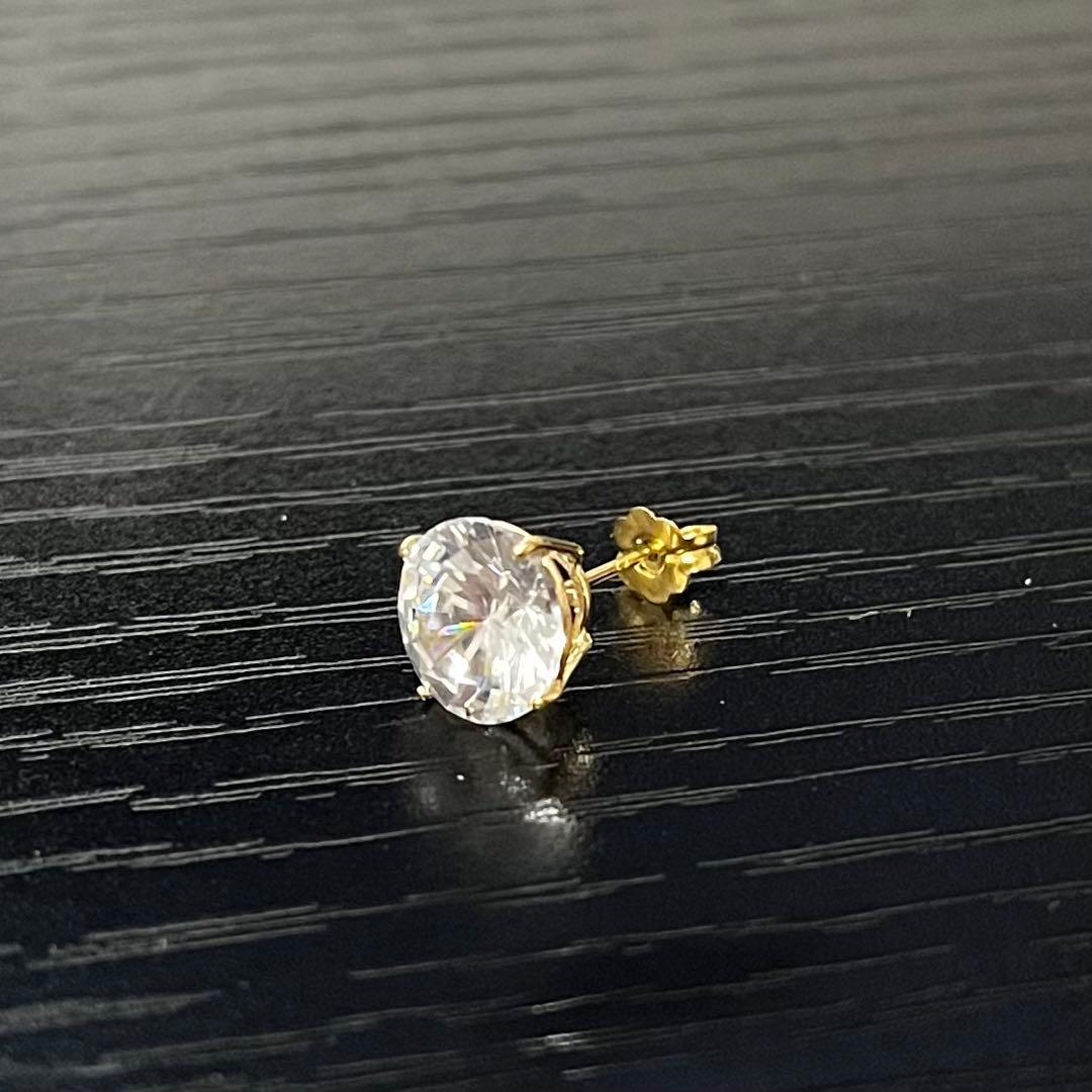 AVALANCHE アバランチ 14Kイエローゴールド スタッズピアス 8mm