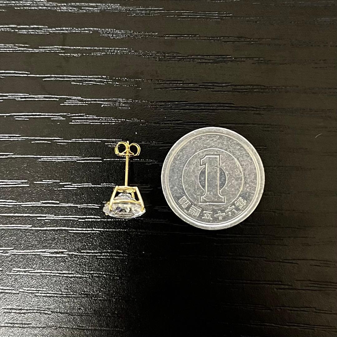 AVALANCHE アバランチ 14Kイエローゴールド スタッズピアス 8mm