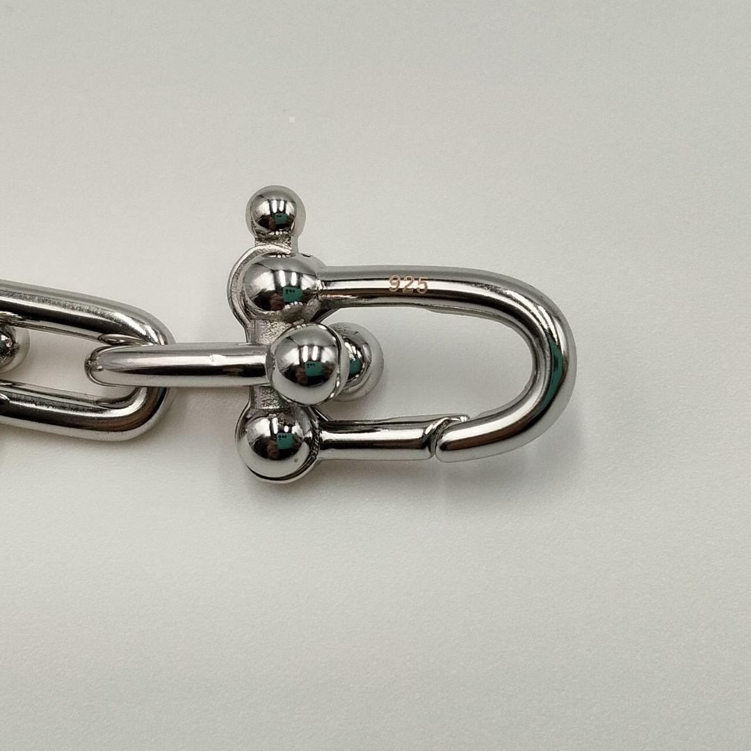 シルバー ロング ネックレス ハードウェア メンズ 25 レディース