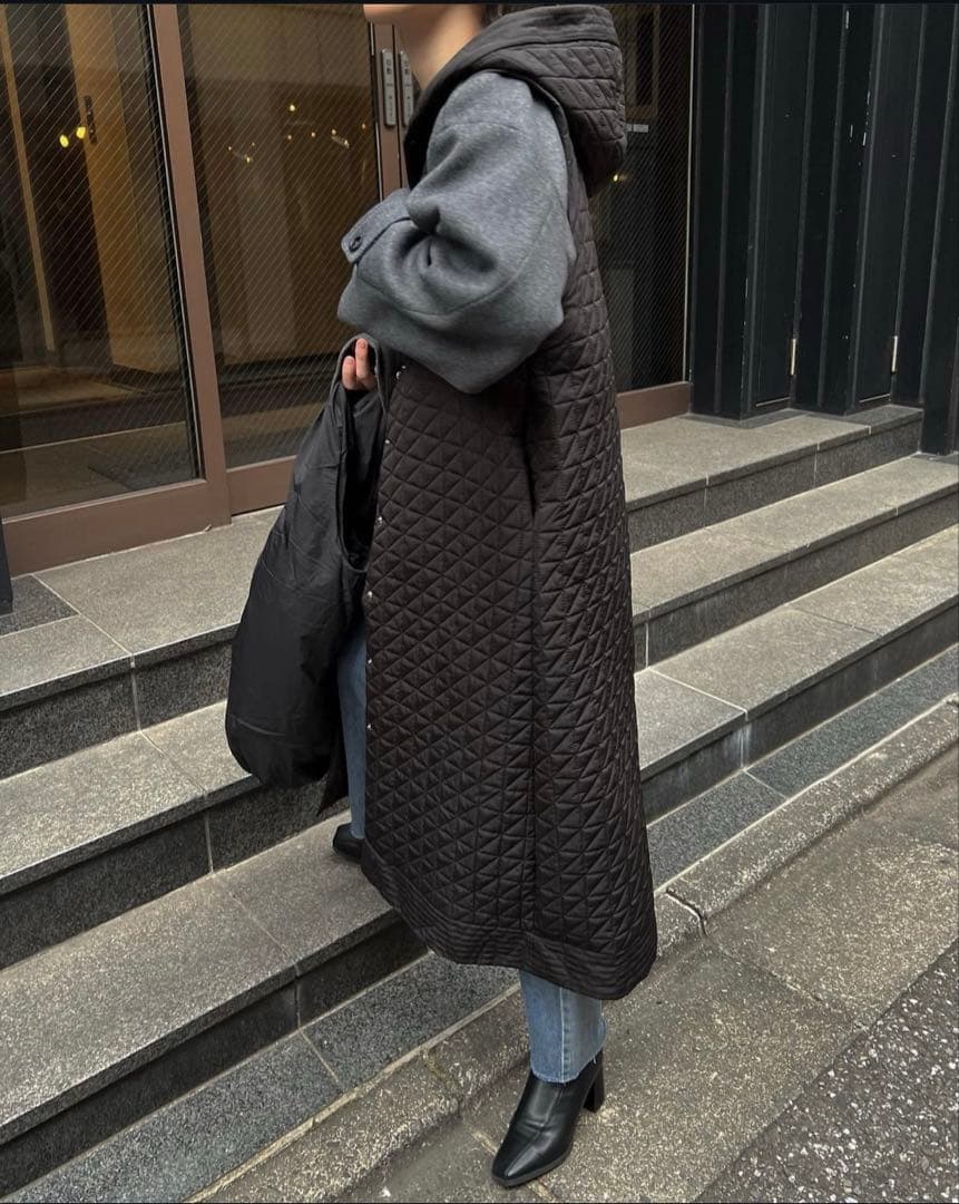 【美品】willfully キルティングフーディベスト＆ショートJK/COset