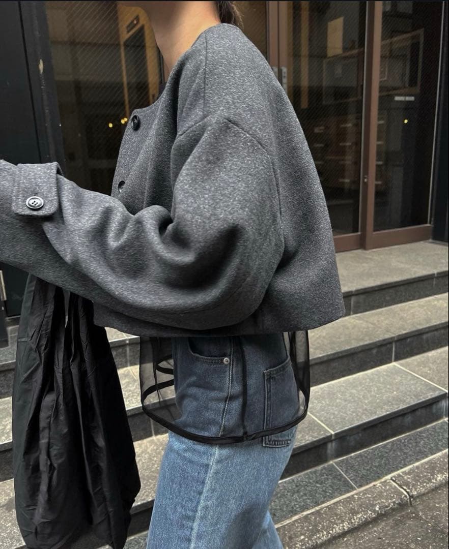 【美品】willfully キルティングフーディベスト＆ショートJK/COset