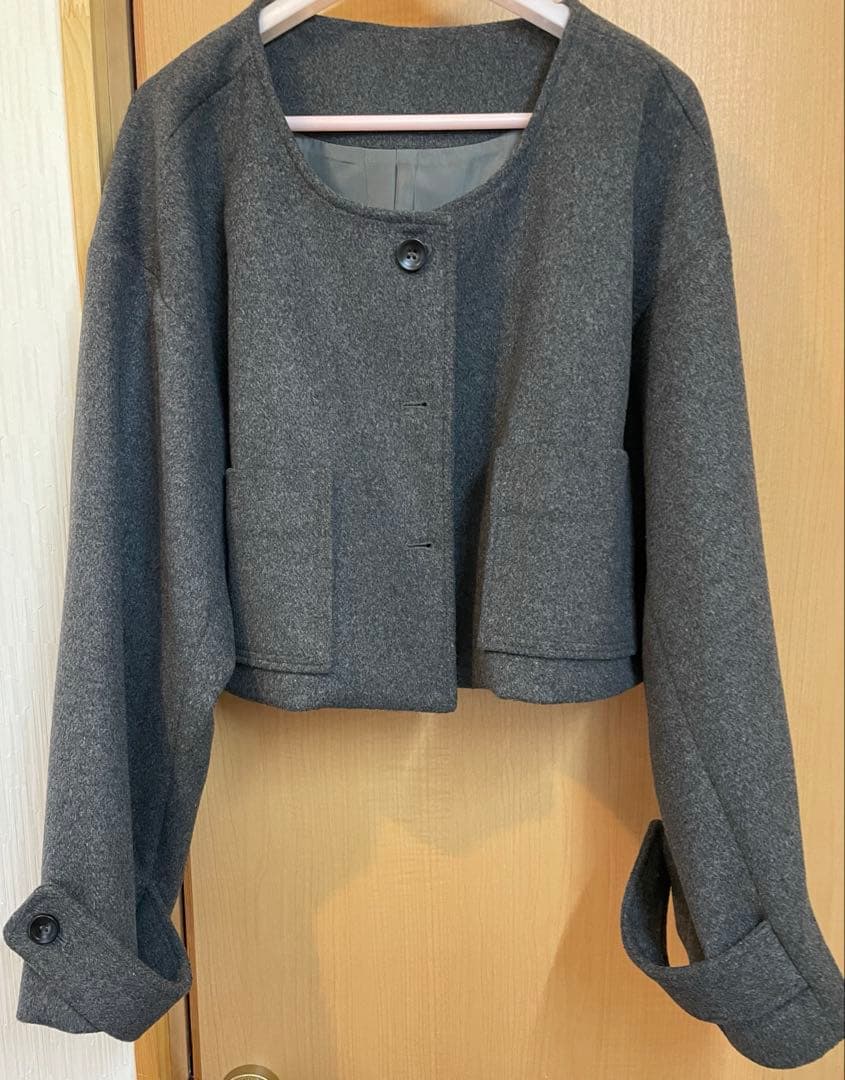 【美品】willfully キルティングフーディベスト＆ショートJK/COset