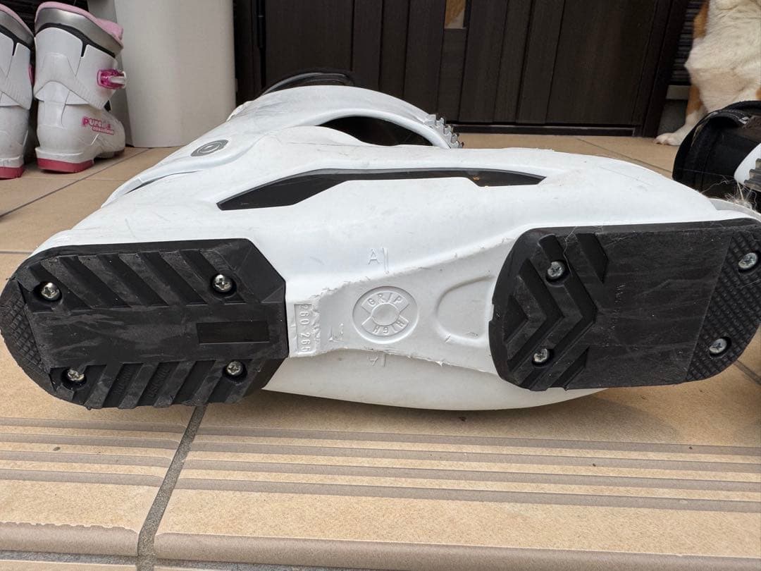 VÖLKL スキー板 ピンク青グラデーション　ブーツ　ストック3点セット