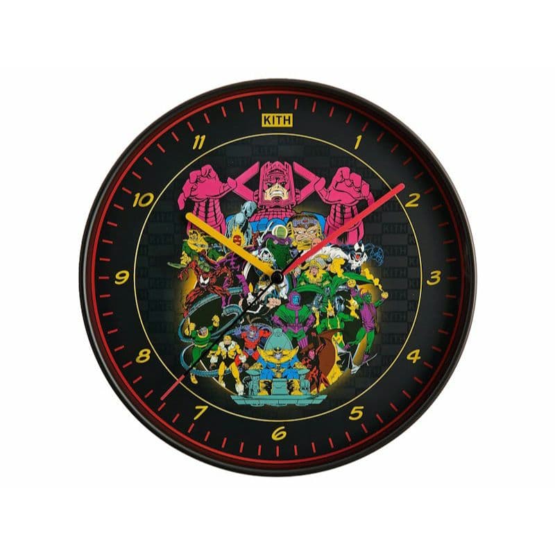 インテリア時計 Marvel Kith Super Villains Team Up Clock
