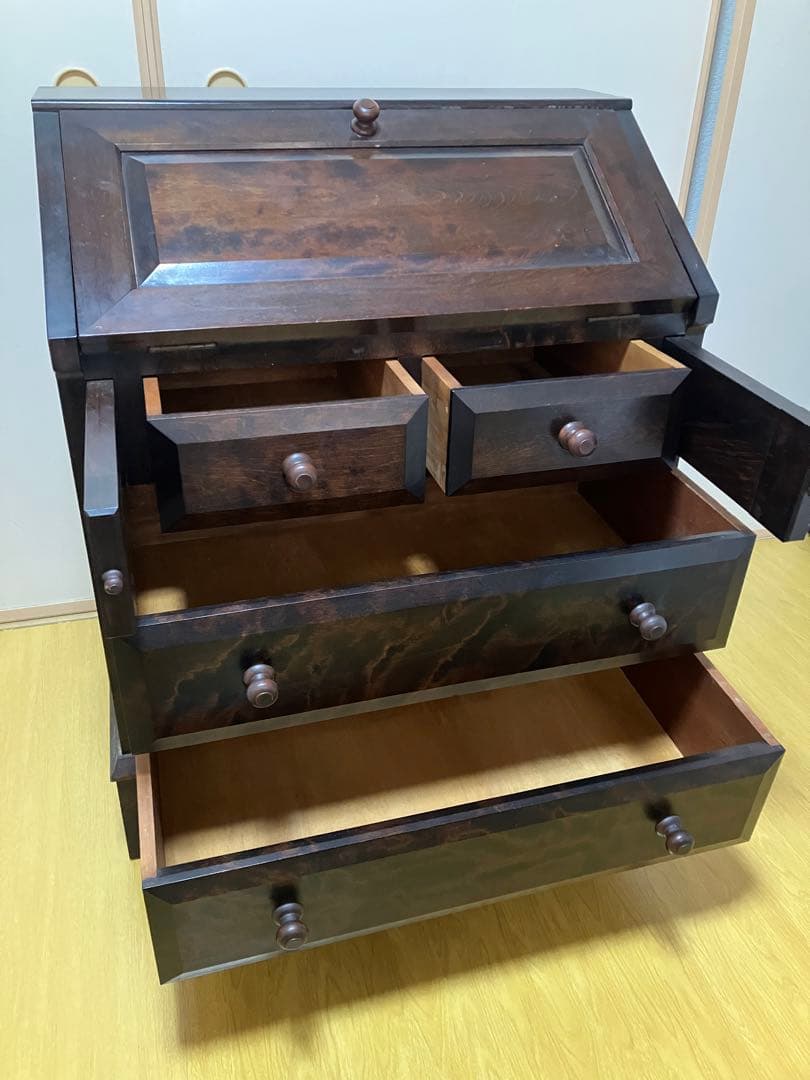 松本民芸家具　ライティングビューロー