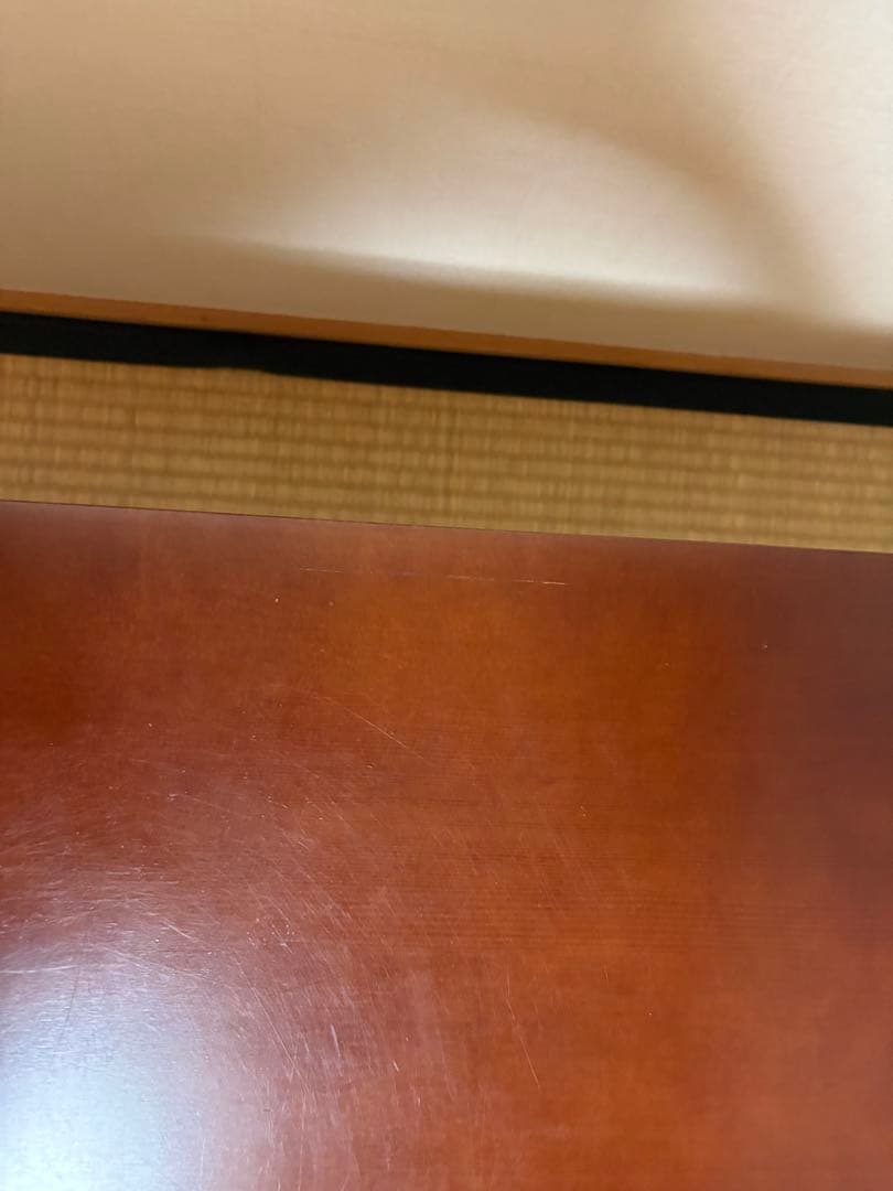 ダークブラウン 木製 長方形座卓　2台セット