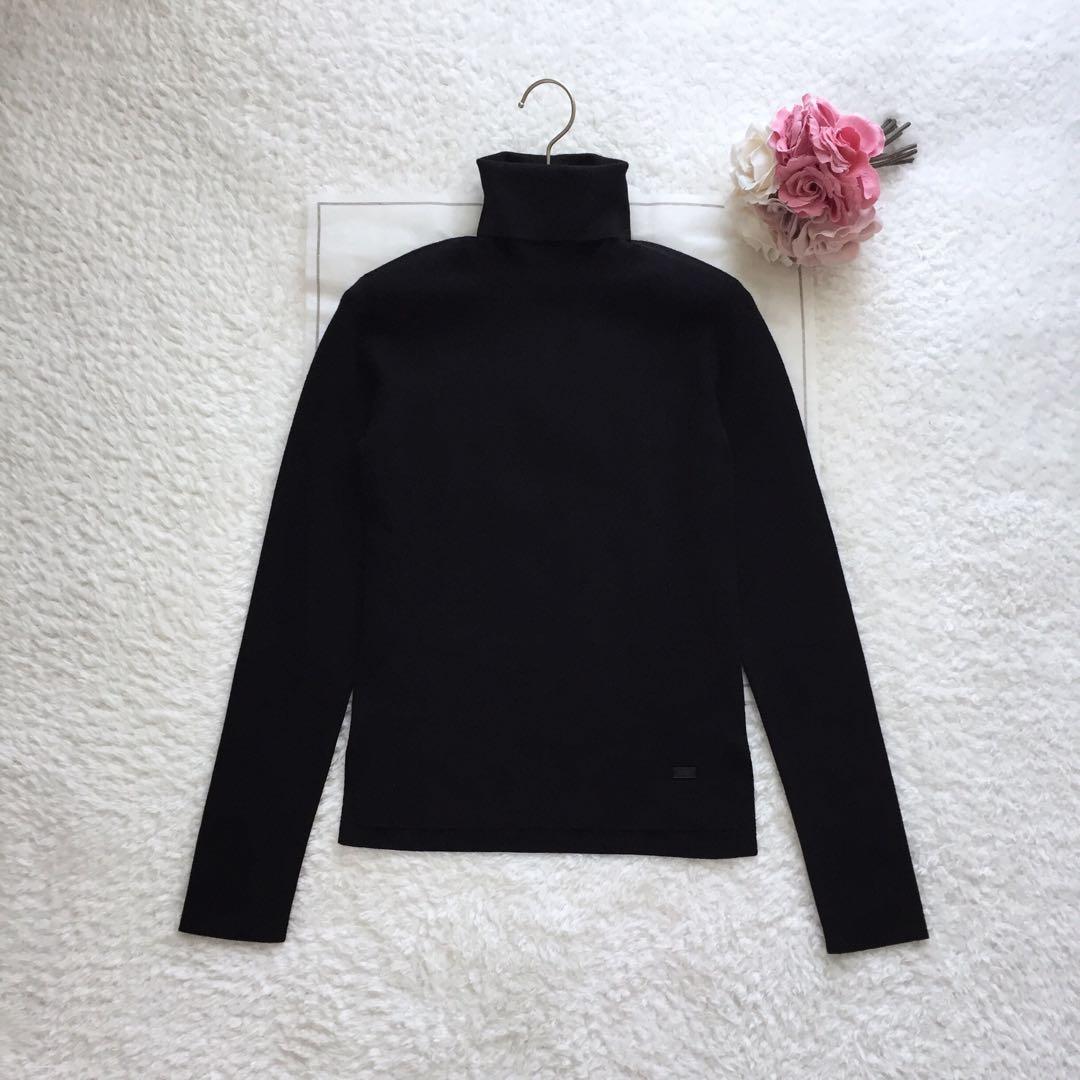 ◎出品2月10日まで◎フォクシー　ニット　タートル　ブラック