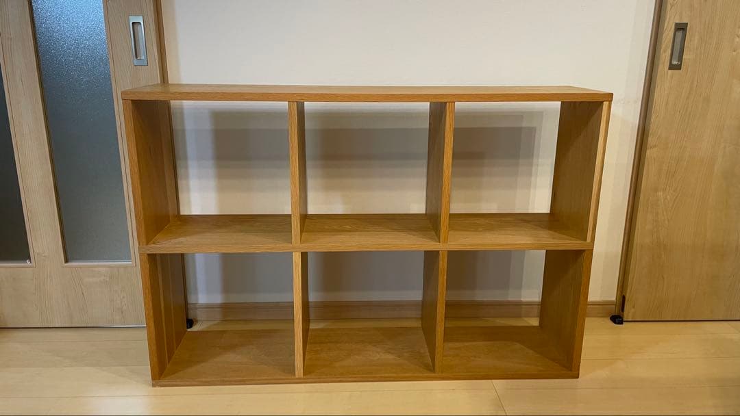 無印良品 スタッキングシェルフセット 3段×2列 オーク材