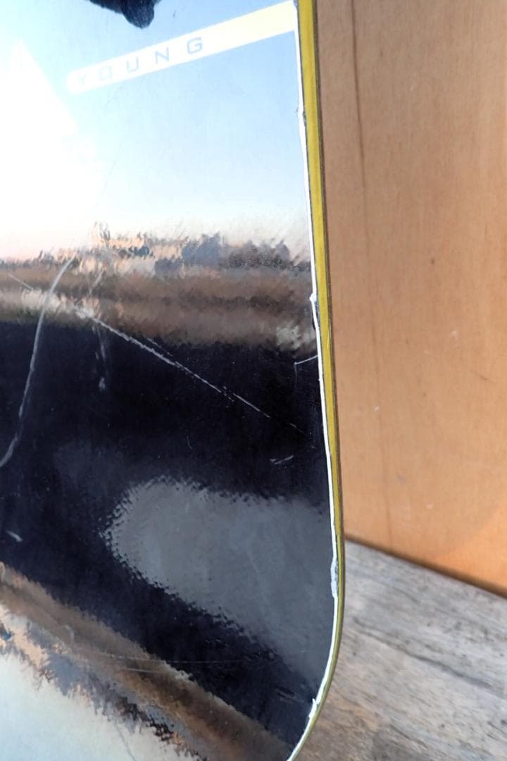 ATLANTIS スノーボード 黒色 バインディング付き