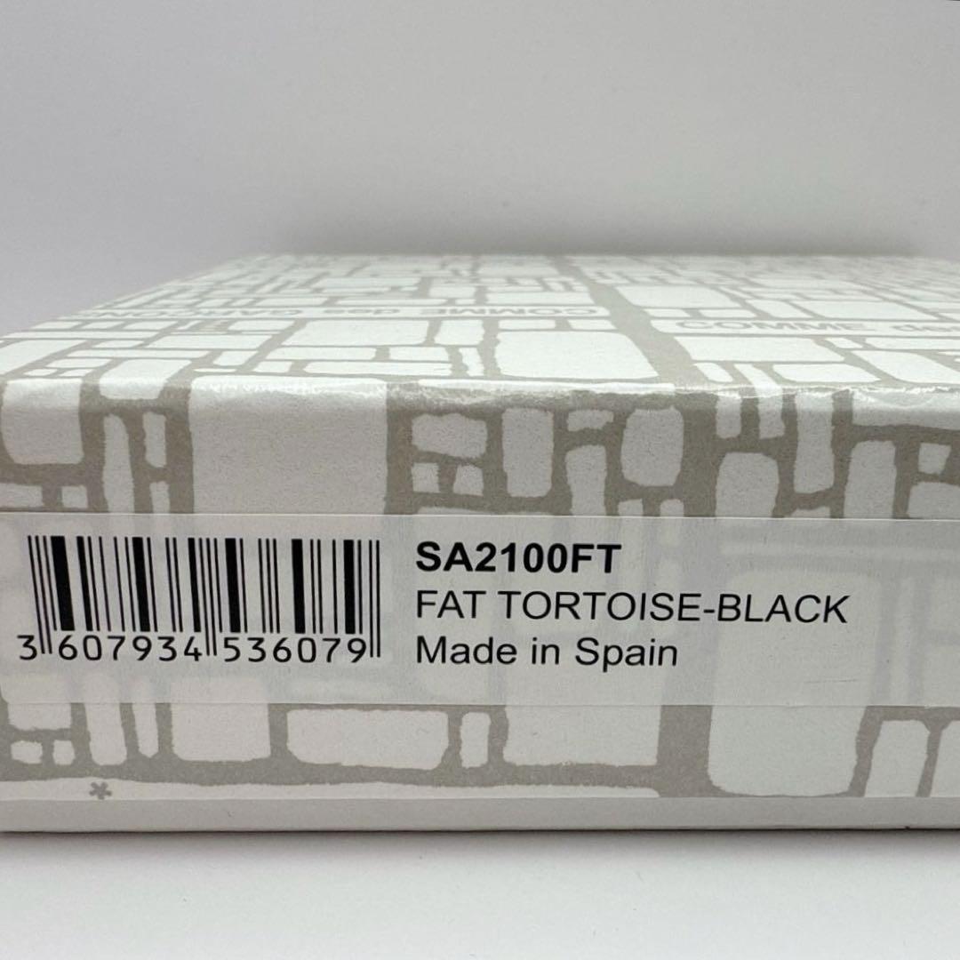 ゆう 様 【未使用級】コムデギャルソン 財布 FAT TORTOISE 黒.