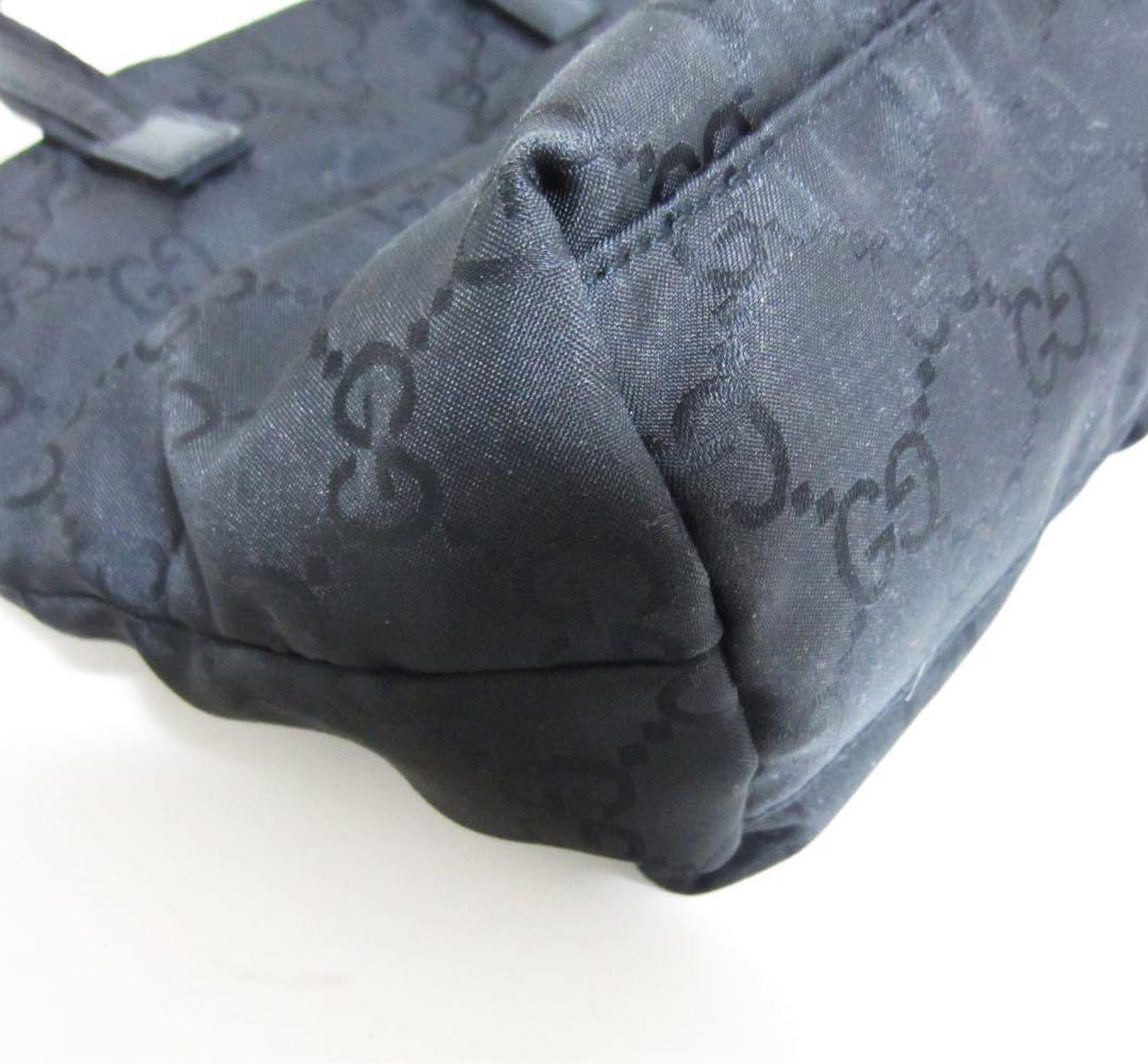 【美品】GUCCI グッチGGナイロントートバッグ黒