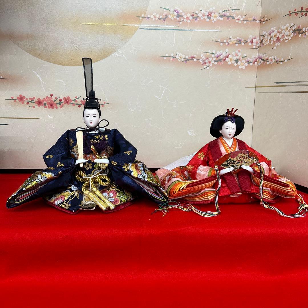 【398】雛人形セット 男雛・女雛 ひな祭り親王飾り