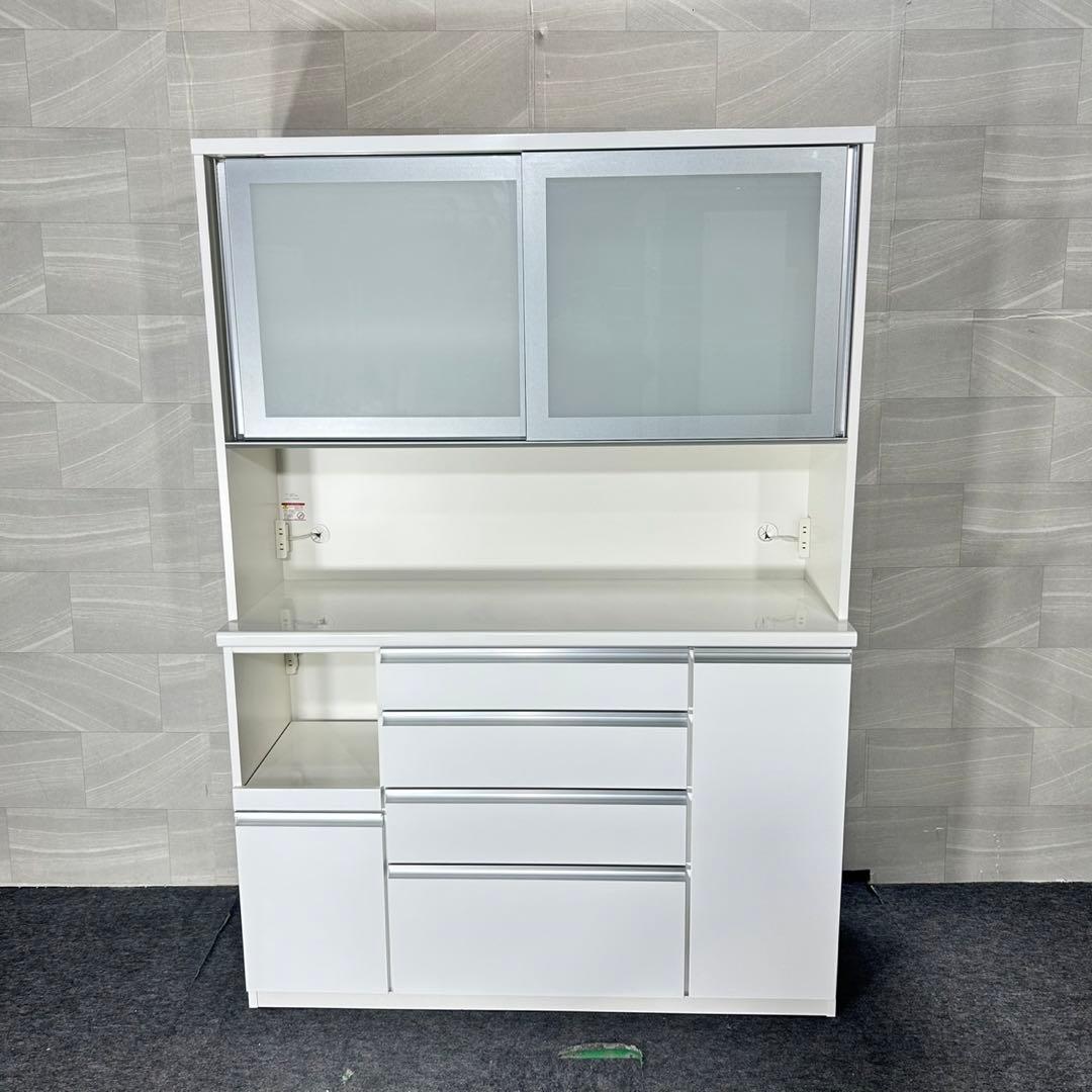 松田家具 食器棚 セラム 幅140cm シンプル キッチン収納 d5140