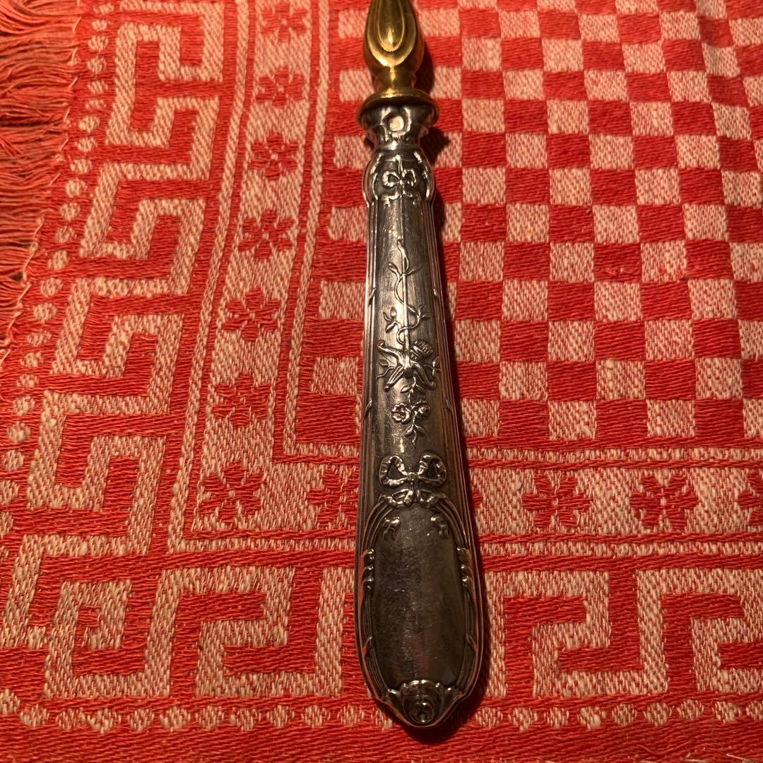 フランスアンティーク　純銀カトラリー　ミネルヴァ刻印有り