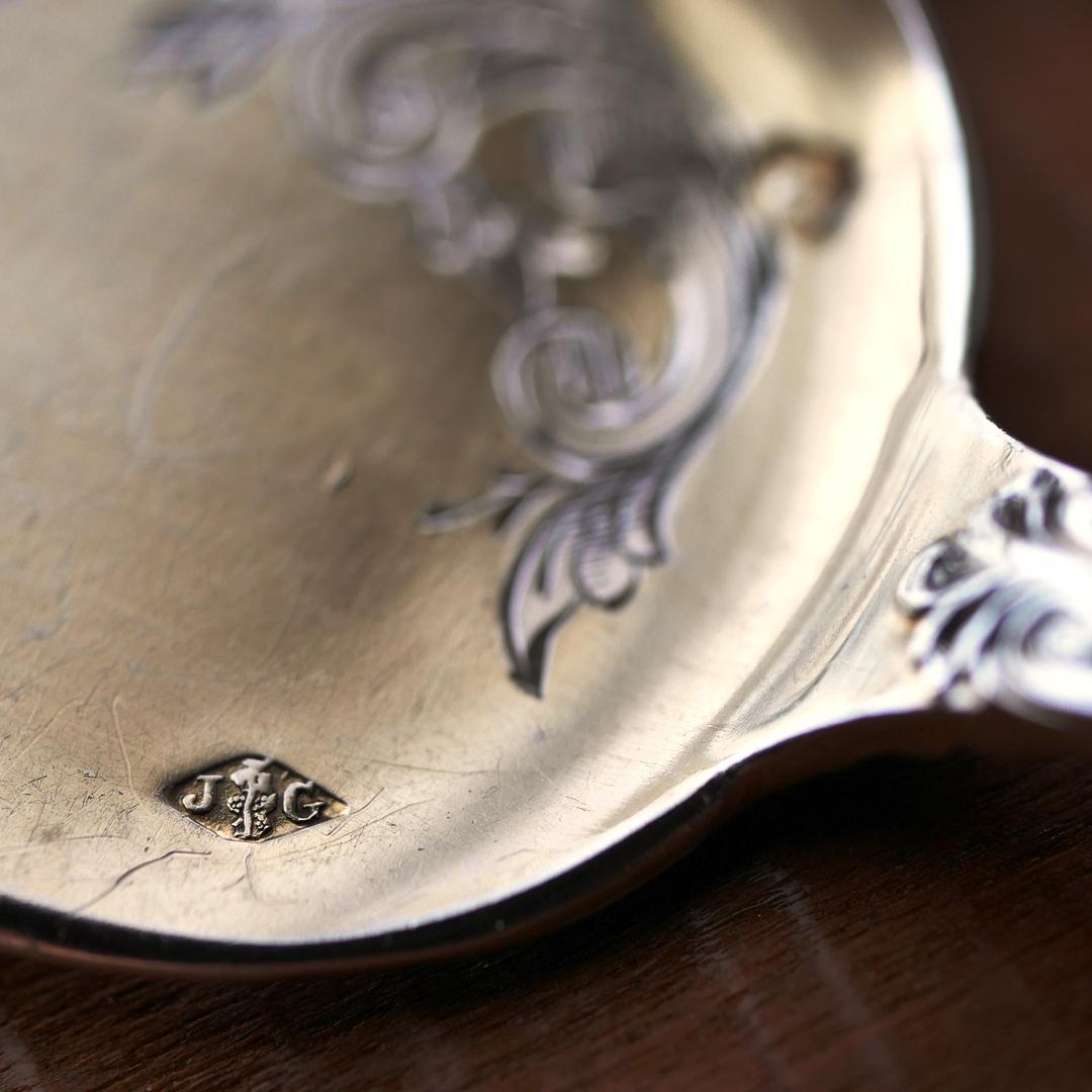 ◆アンティーク◆シルバー950◆JeanGranvigne◆スプーン2本セット◆