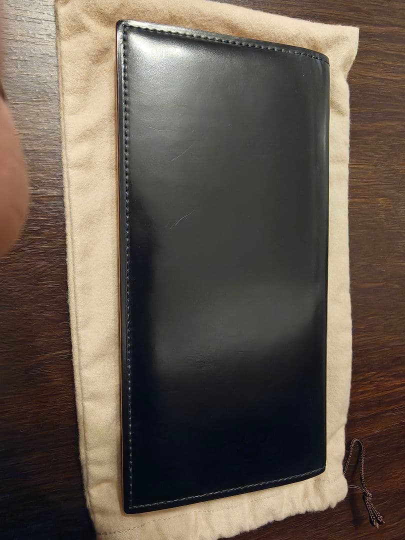 【Shouldさん専用】GANZO ネイビー コードバン 長財布 0057878