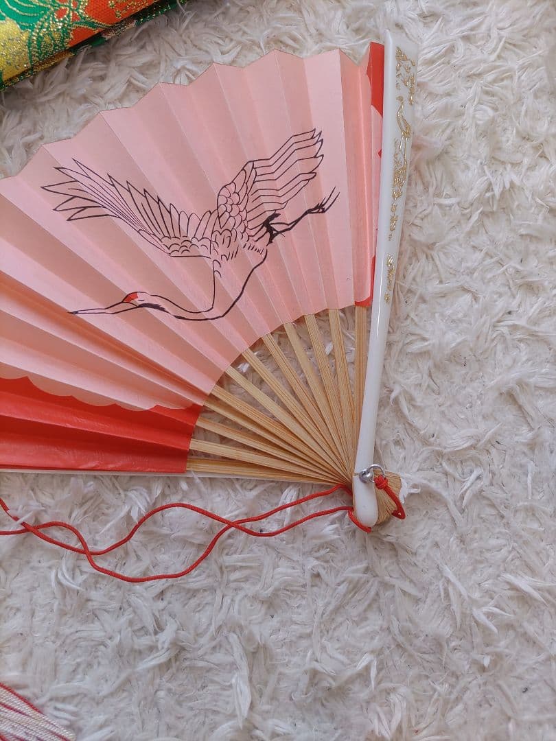 七五三用着物　7歳　紺　紫　金　フルセット　作り帯　正統派　レトロ　まとめて　緑