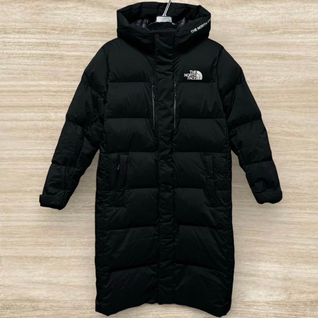超美品 ノースフェイス ホワイトレーベル ロングダウン 黒 M