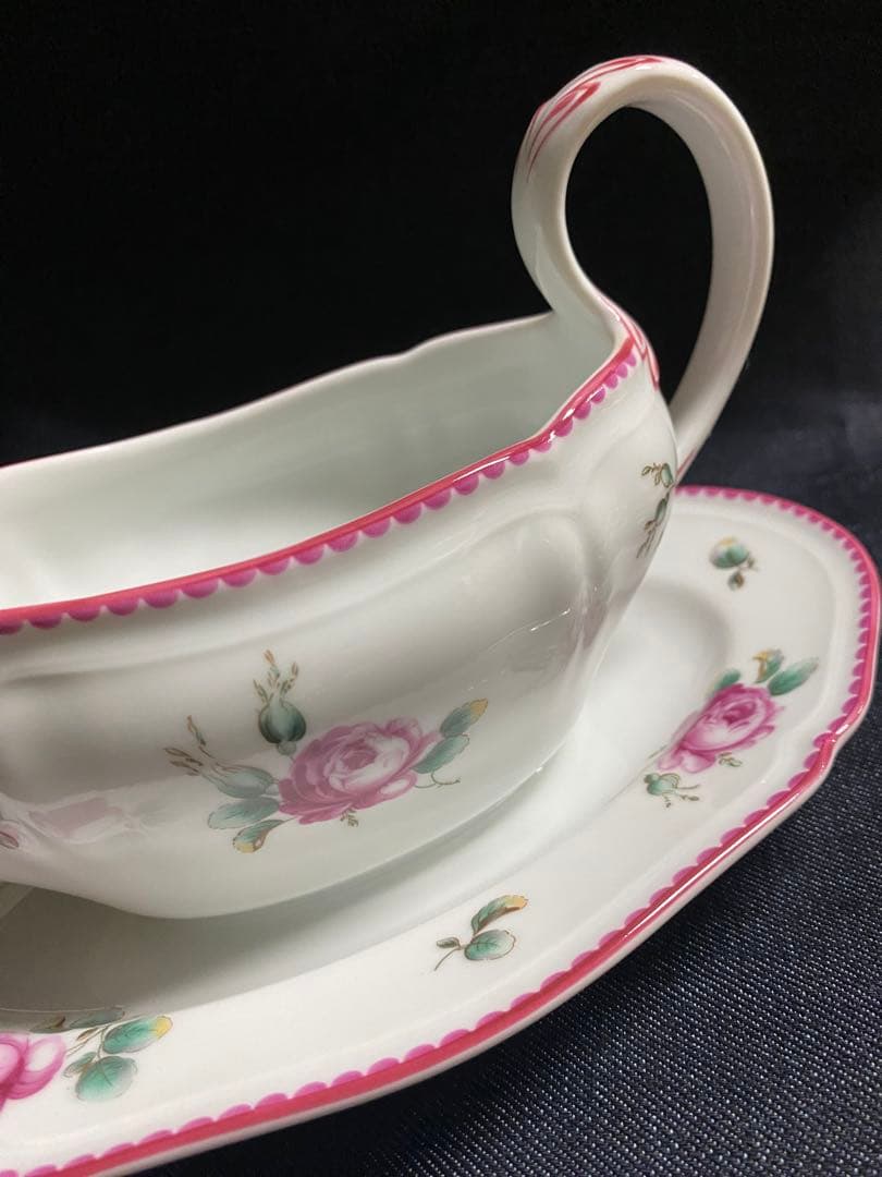 リチャードジノリ　アンティックローズ　ソースポット　イタリア製