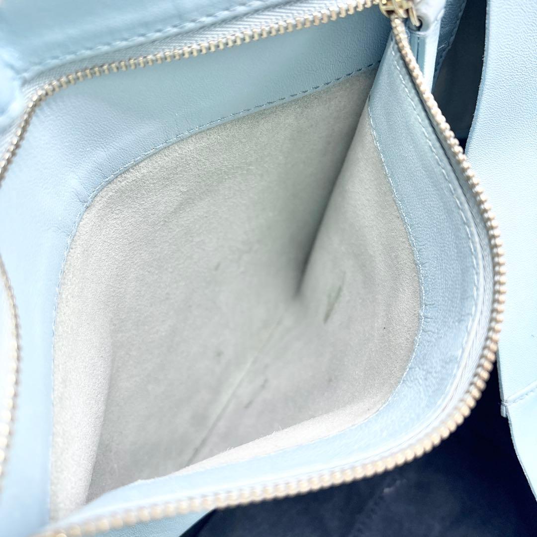 希少✨️フィービー期 セリーヌ トートバッグ ホリゾンタルカバ ミントグリーン黒