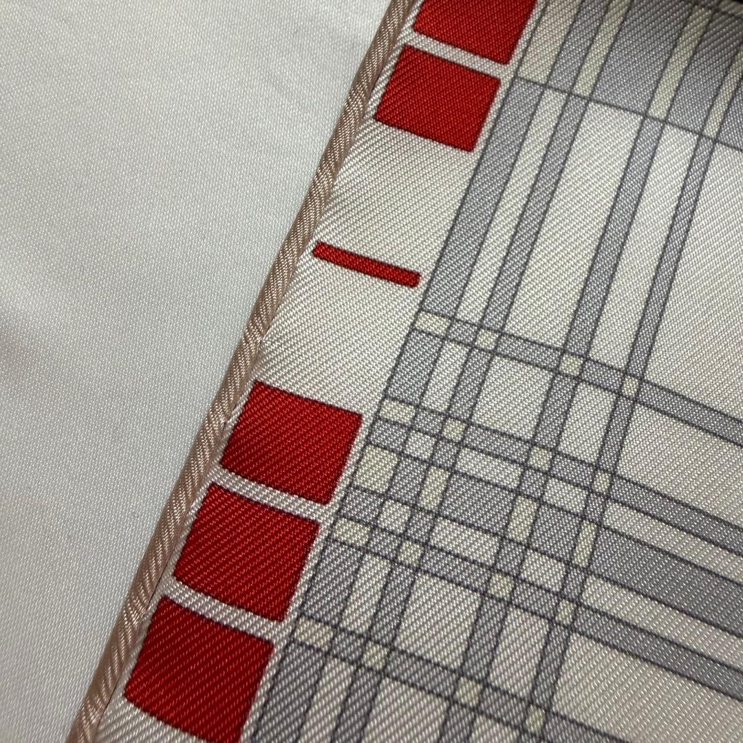 エルメス　カレ90 エクスリブリス・チェック