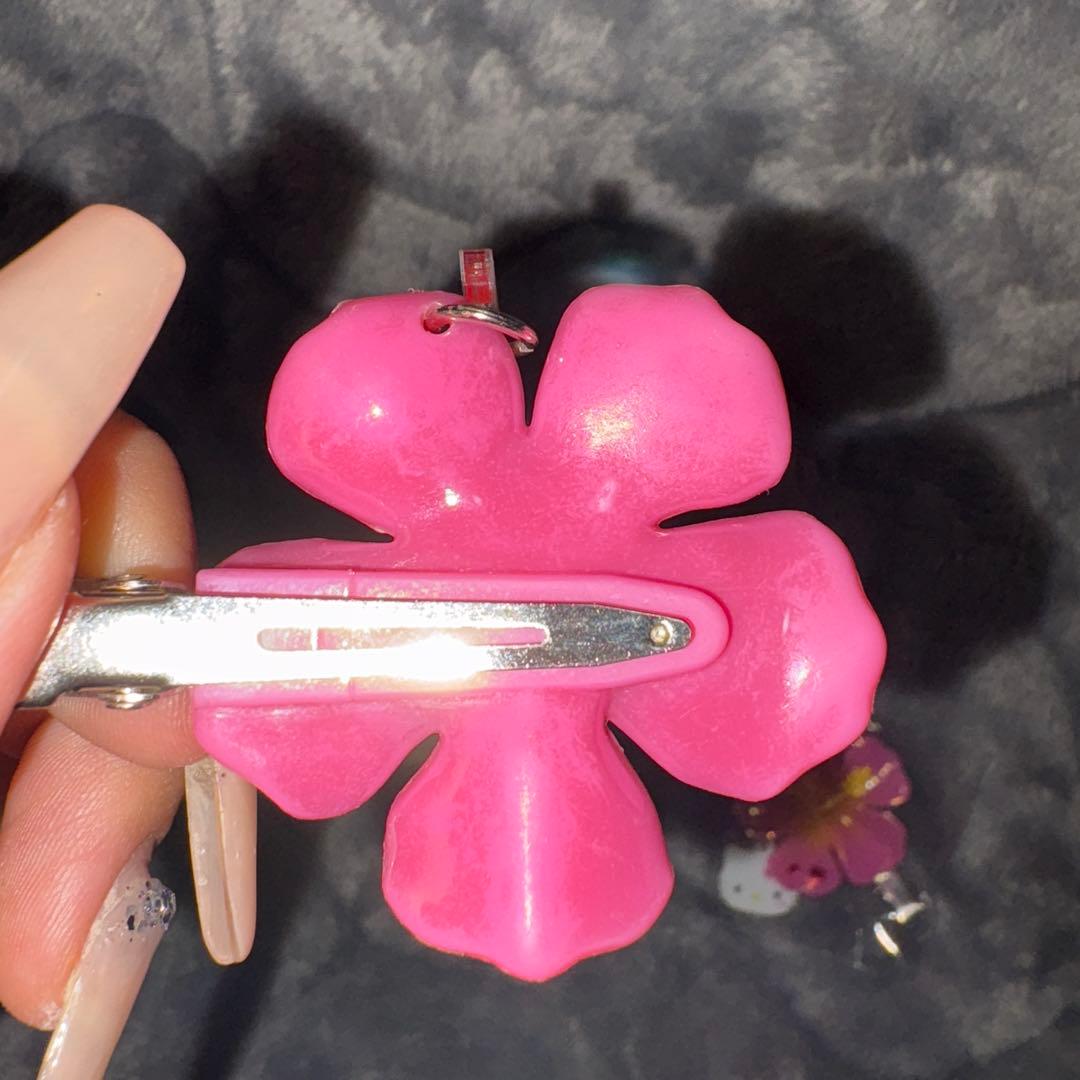 平成コギャルシリーズ キティ ヘアピン ヘアクリップ前髪クリップ　サンリオ