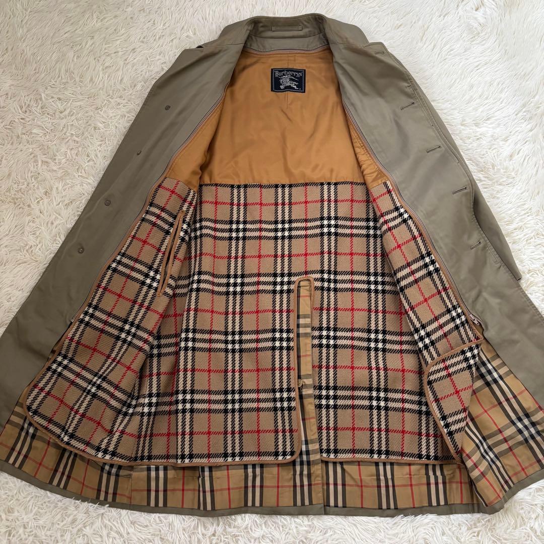 Burberrysバーバリー ノバチェック ステンカラーコート　ライナー カーキ
